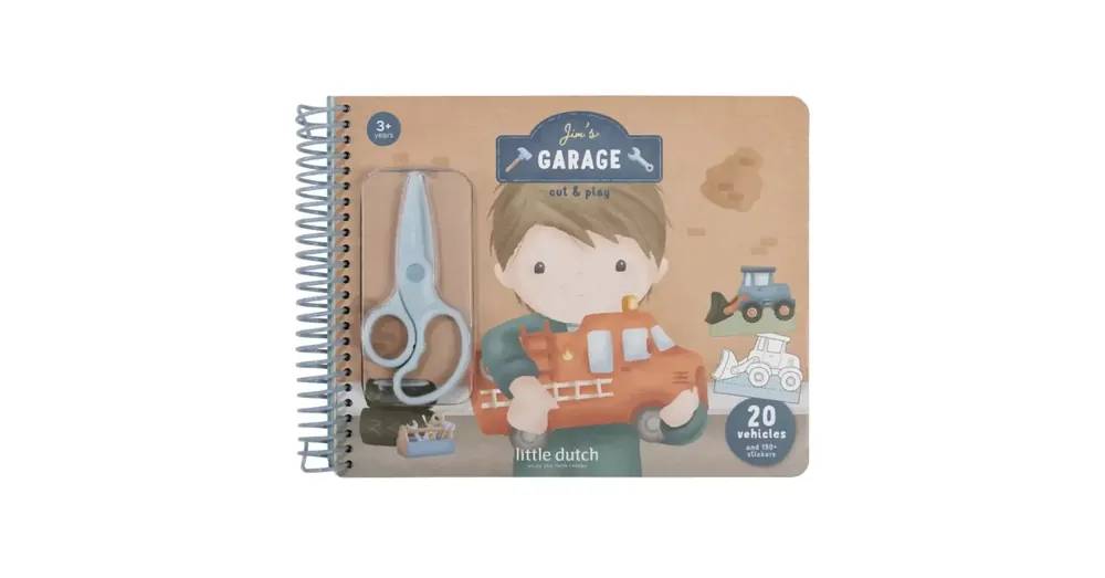 Little Dutch Jim garázsa dekorkönyv ollóval Akciós ár