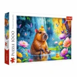 Akciós ár Kapibara a vízesésnél – 1000 darabos puzzle - Trefl