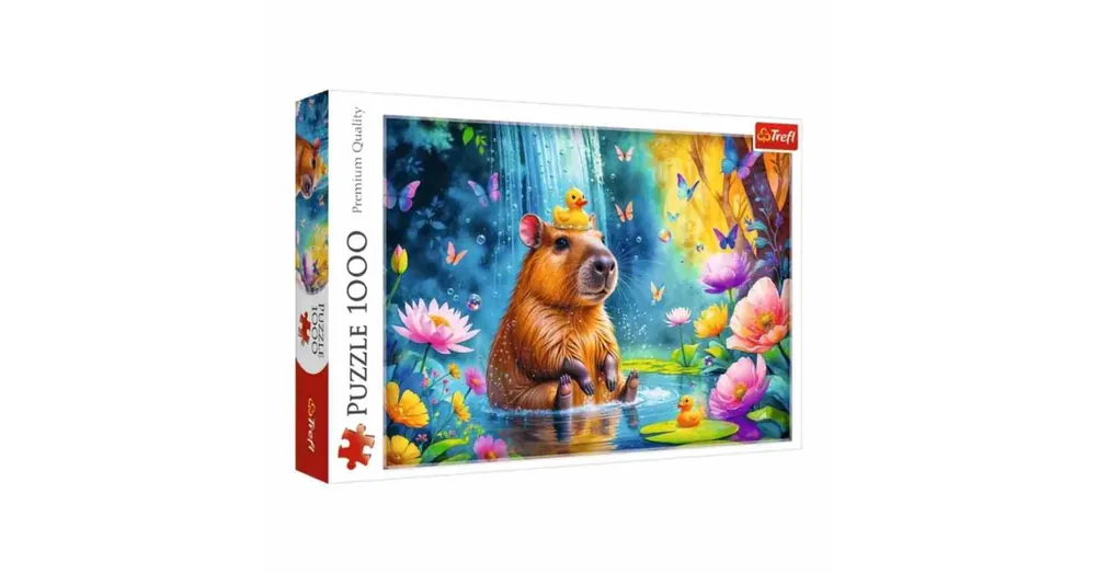Akciós ár Kapibara a vízesésnél – 1000 darabos puzzle - Trefl