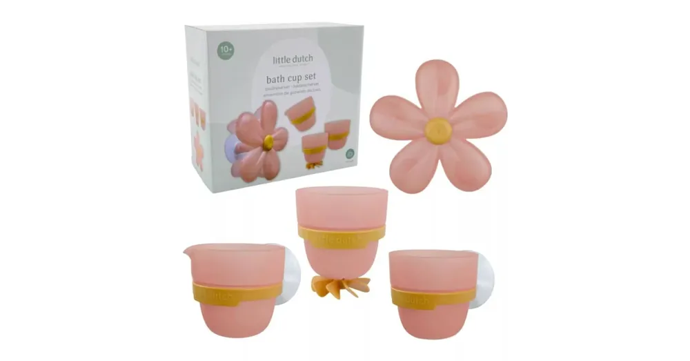 Kiárusítás Little Dutch poharas fürdőjáték - virágos