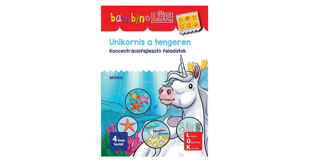 Nézd meg most Unikornis a tengeren Bambino füzet