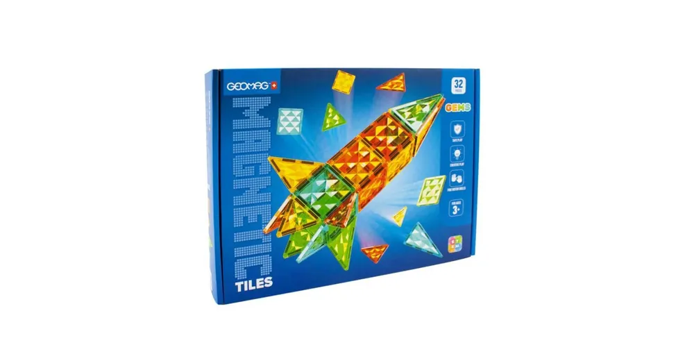 Geomag Magnetic Tiles Gems - Rocket 32 db-os Kiárusítás