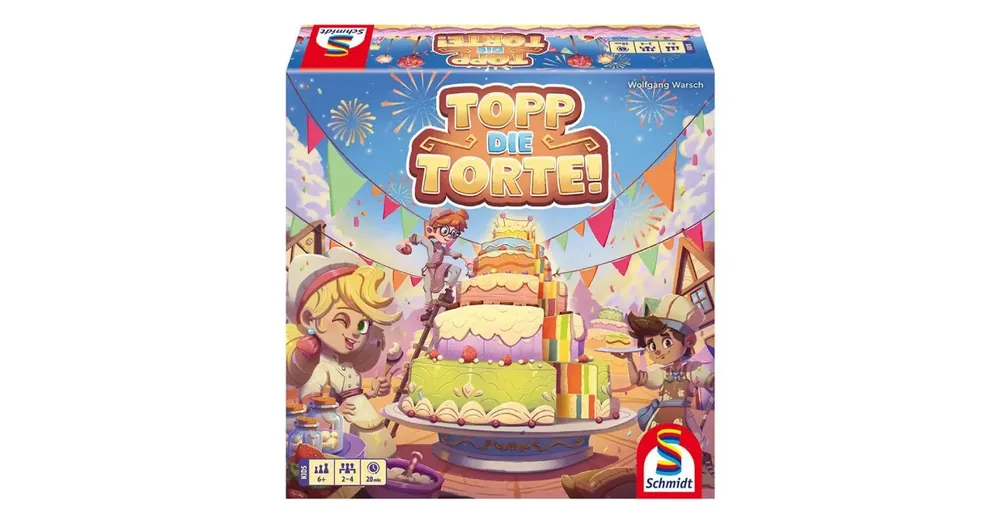 Vedd meg most Schmidt Spiele Topp die Torte! társasjáték
