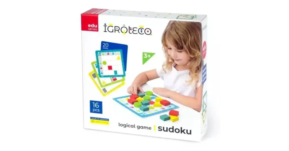 Gyerek sudoku formák és színek Különleges ajánlat