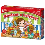 Mindent a helyére társasjáték Gyors szállítás