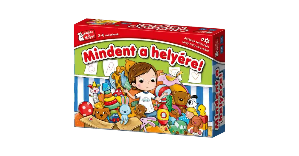Mindent a helyére társasjáték Gyors szállítás