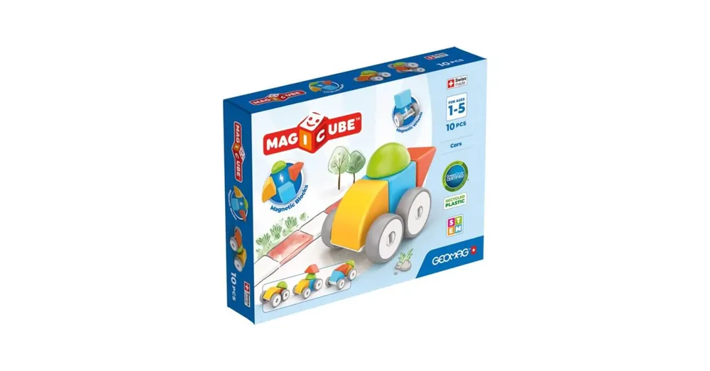 Gyors szállítás Geomag Magicube Blocks Recycled autók 10 db