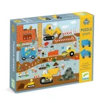 Djeco Óriás puzzle - Építkezés, 12+5 db-os Legjobb ár