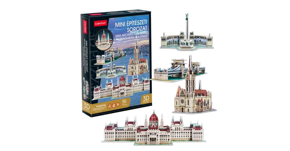 3D puzzle mini magyar épületek - CubicFun Népszerű