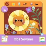 Akció Böngésző játék - Djeco Eduludo Obs Savana