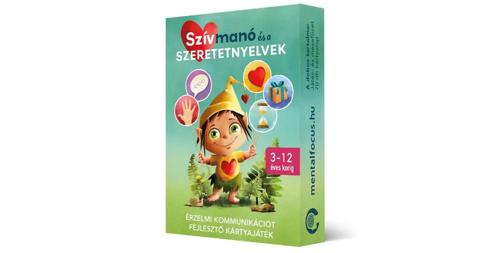 Biztonságos fizetés Szívmanó és a szeretetnyelvek kártyajáték