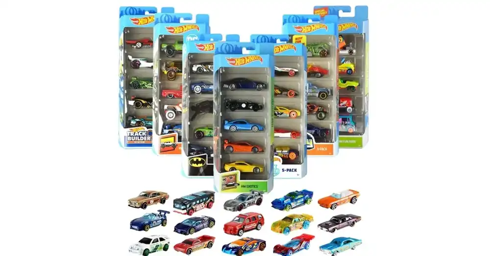 Hot Wheels kisautók - 5 darabos, többféle Ajánlat