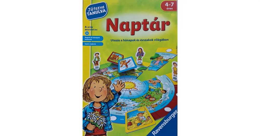 Utazás a naptár körül társasjáték - Ravensburger Csak ma