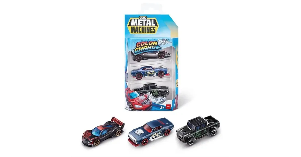 Biztonságos vásárlás Színváltós autó 3db-os készlet S1 - Metal Machines