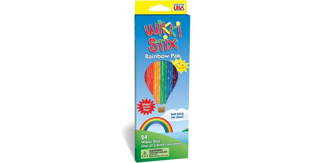 Szuper ajánlat Wikki Stix Rainbow 24db-os ragacsos rúd kreatív játék