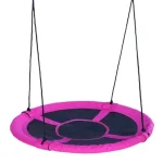 Rózsaszín fészekhinta 110cm Prémium