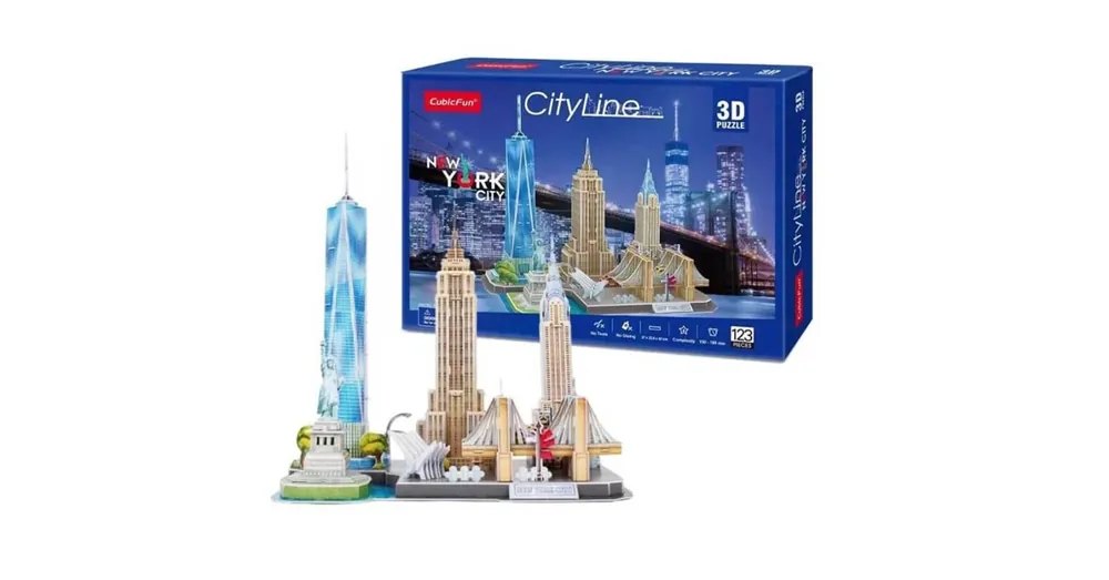 3D puzzle CityLine New York Szuper akció