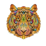 Legjobb ár Egyedi fa puzzle - Tigris, 180db