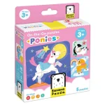 Biztonságos fizetés Pónis puzzle játék szett 3-4 éves kislányoknak - dobozsérült