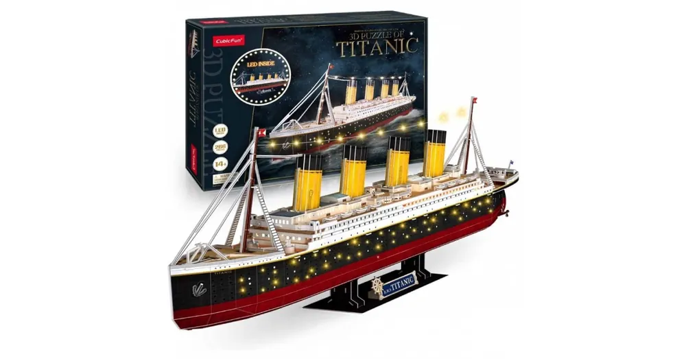 Különleges ajánlat 3D puzzle hajó Titanic - Cubicfun