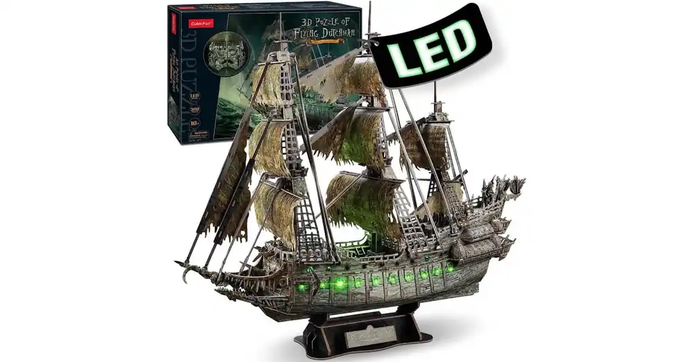 Végkiárusítás 3D puzzle - A bolygó hollandi LED világítással