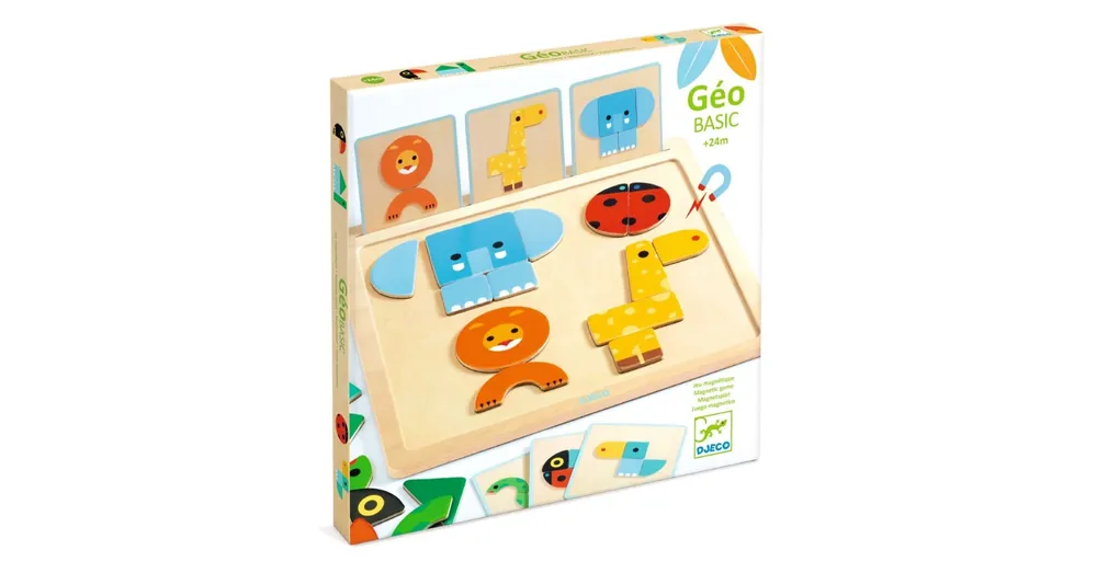 Exkluzív ajánlat Mágneses képkirakó - Djeco GeoBasic