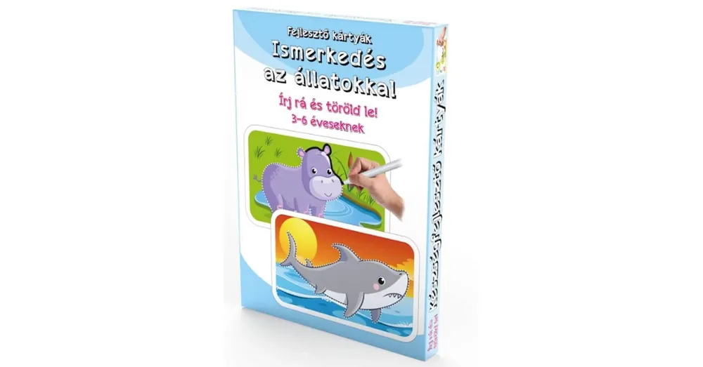 Ismerkedés az állatokkal – Fejlesztő kártyák Olcsó