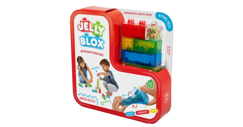 Csak ma Jelly Blox - puha építőjáték