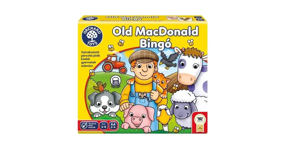 Árcsökkenés Old MacDonald Állatos Bingó játék gyerekeknek