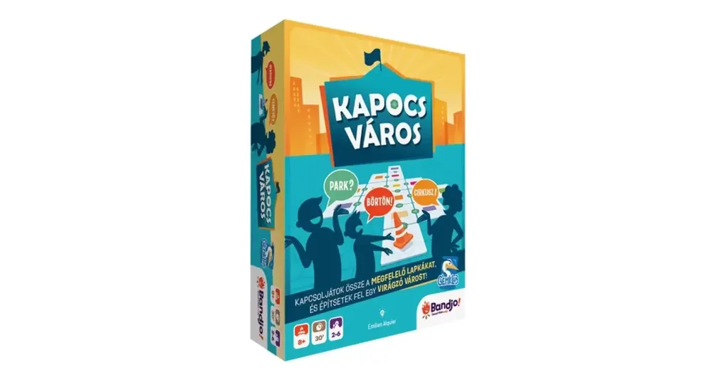 Biztonságos fizetés Kapocsváros asszociációs kooperatív társasjáték