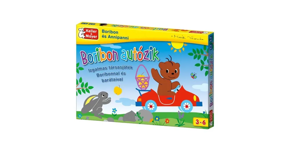 Boribon autózik társasjáték - Keller and Mayer Expressz kézbesítés