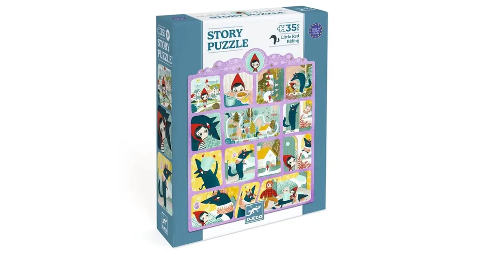 Story puzzle - Piroska és a farkas 35 db-os Kedvezmény