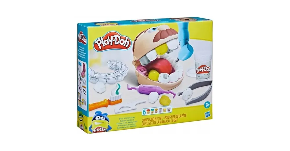 Legnépszerűbb Play-Doh Dr. Drill‘n Fill fogászata - gyurmakészlet