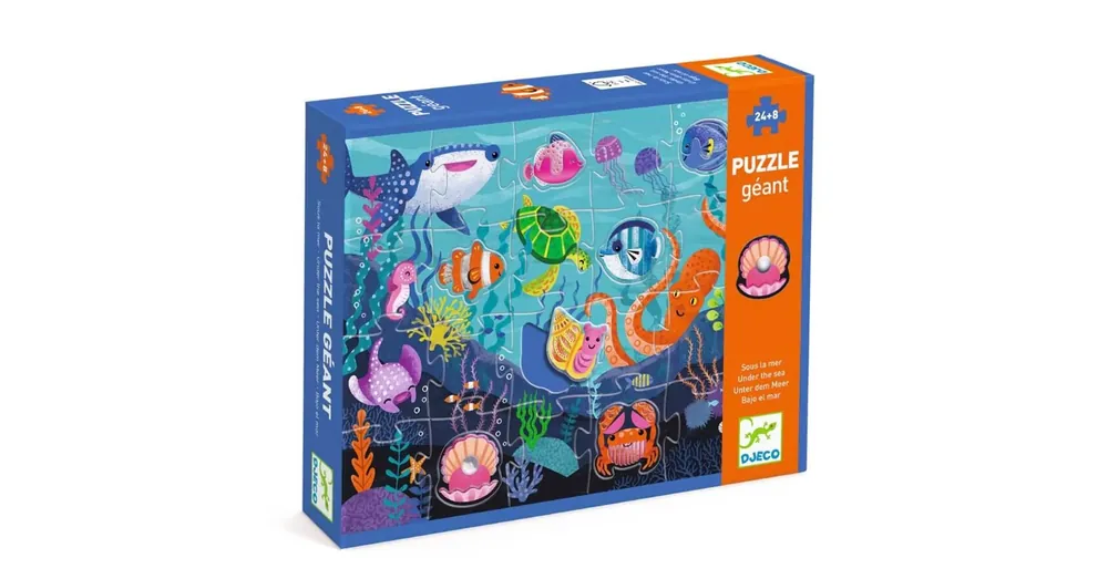 Prémium Djeco Óriás puzzle - Tengerlakók 32 db-os