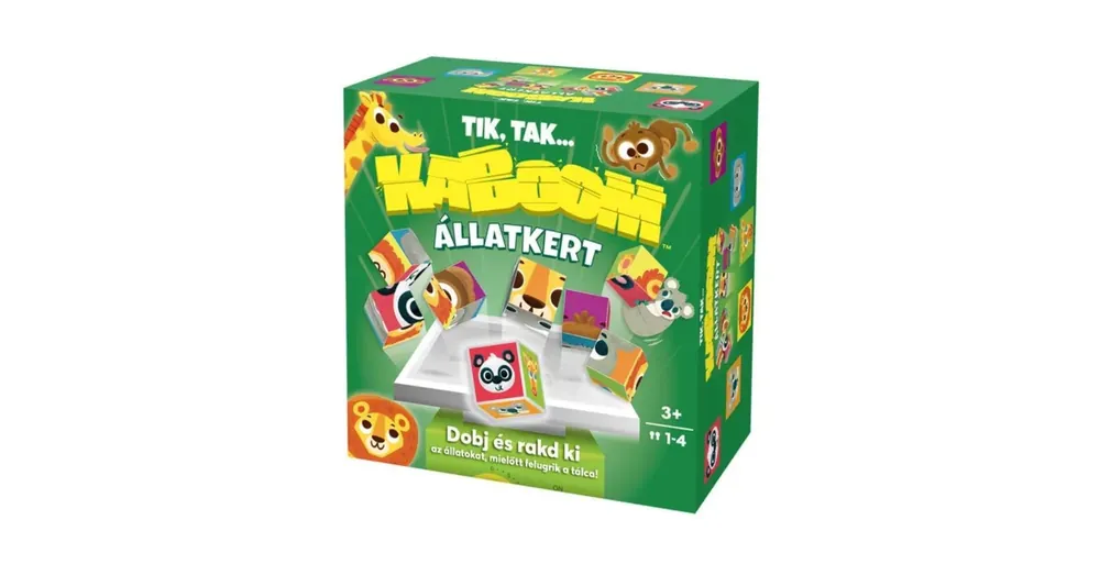 Legjobb ár Kaboom Állatkert, mesekockás gyorsasági társasjáték