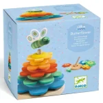 Kihagyhatatlan ajánlat Virágos, puha montessori torony pillangóval - Djeco