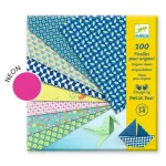 Mintás origami papír 100 db-os csomag - Djeco Legjobb ár
