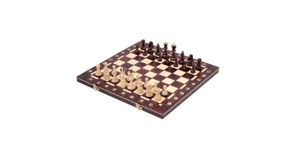 Fa sakk készlet - Brown Senator 42cm Végkiárusítás