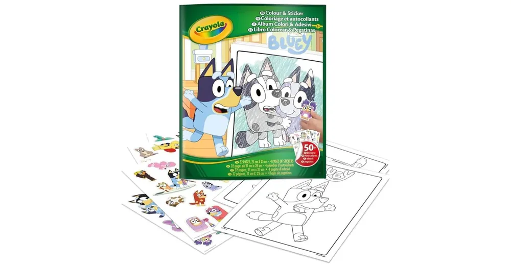Korlátozott ajánlat Crayola Színező és matricázó füzet - Bluey