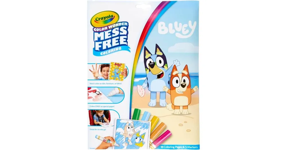 Crayola Bluey maszatmentes színező Ne maradj le