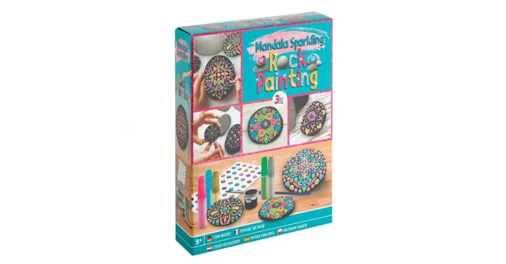 Ajánlat Mandala kavicsfestő készlet 3 db kaviccsal