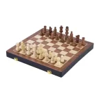 Alacsony ár Összecsukható sakk készlet fából - 25cm