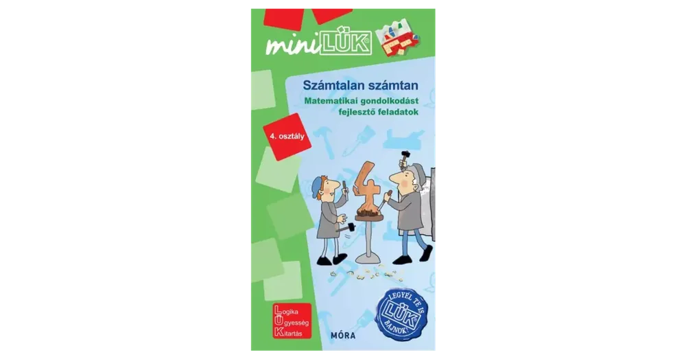 Szezonális akció Számtalan számtan minilük füzet 4.osztály