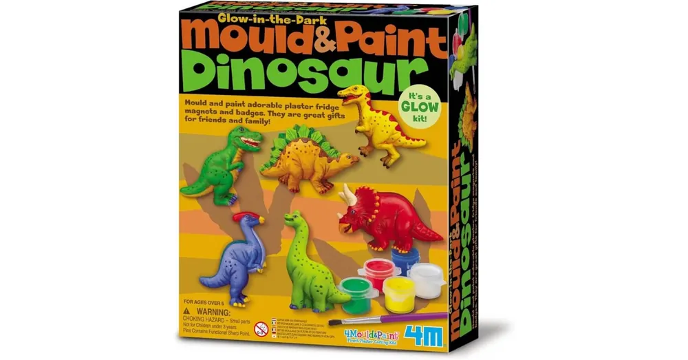 Dinoszauruszos gipszkiöntő készlet - 4M Prémium
