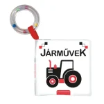 Gyors kiszállítás Kontrasztos textilkönyv - járművek