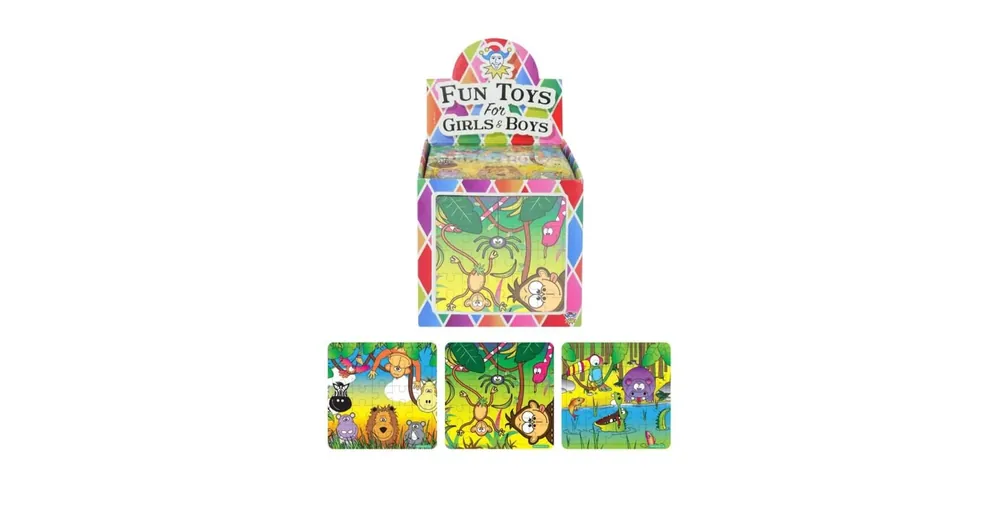 Árcsökkenés Mini puzzle kartonból 25 darabos - Dzsungel állatai (1 darab)