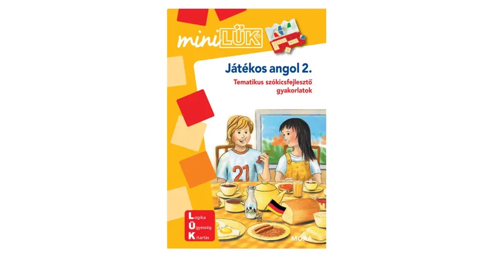 Játékos angol 2. Szókincsfejlesztő gyakorlatok - Mini Lük Árcsökkenés