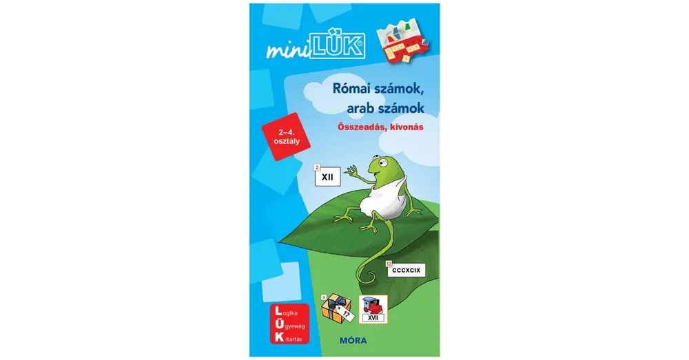 Vedd meg online Mini Lük füzet Római számok , arab számok 2-4 osztály