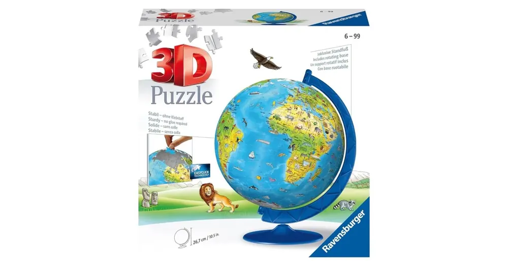 3D Földgömb puzzle 180 db-os - Ravensburger Expressz szállítás