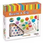 Kiárusítás Montessori játék- szivárvány színű gyöngy mozaik